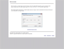 Tablet Screenshot of dngconverter.com